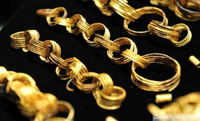 Найден клад золотых украшений