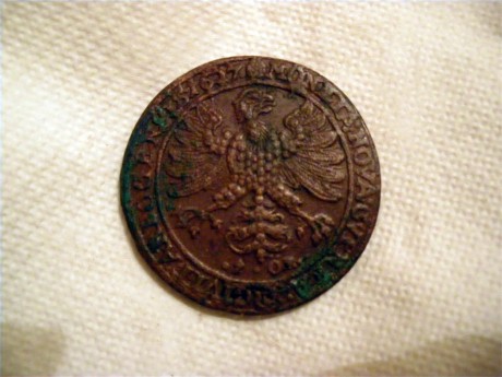 Клад медных шведских монет XVII века