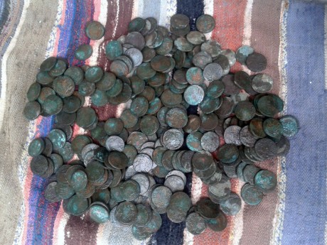 Клад царских медных монет