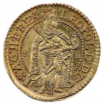 Золотая монета из клада