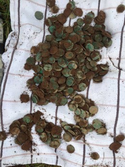 Клад римских монет из Англии 