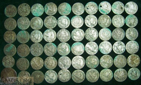 Хороший клад серебряных монет