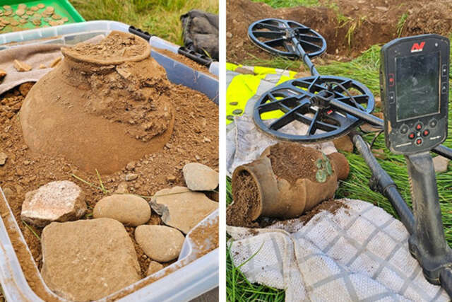 Римские монеты из клада в Уэльс, Сомерсет