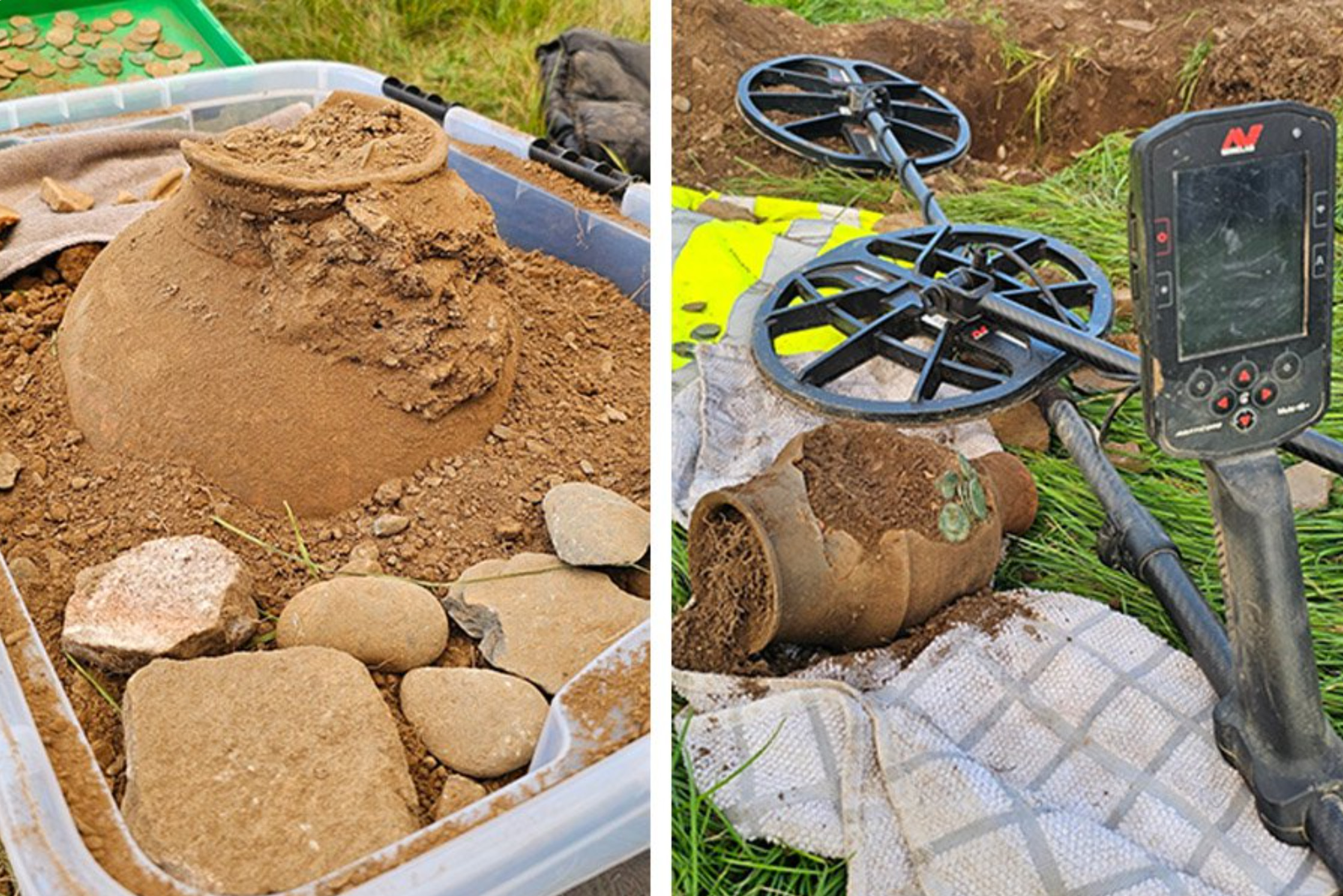 Римские монеты из клада в Уэльс, Сомерсет